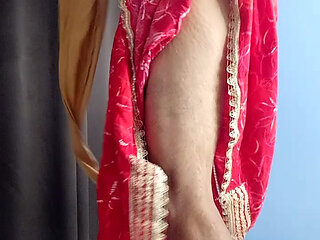 Amezing my sexy saree and satin bra panty