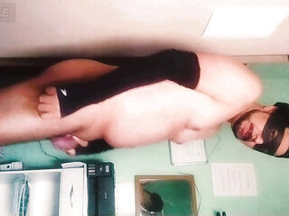 Ale Masked Man Nude -Vertical Video