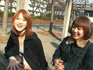Osaka's slutty duo get their asses eaten