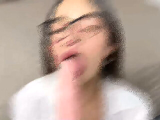 SKIRT PRANK: SUCKING AND LUNNING