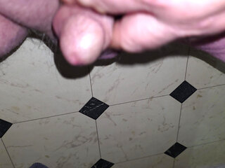 In the bathroom