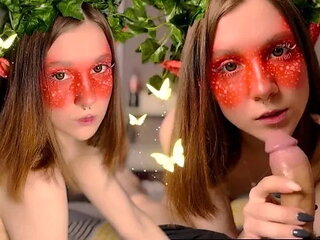 Hot Elf Girl Visited Me in My Dreams and Gave Me a Great Blowjob than We Fuck...