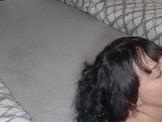 My MILF Stepmom Turns Me on and We End up Fucking Until I Cum Inside.