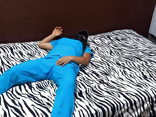 Nurses Are the Most Whore! Nurse Stepmom Makes Homemade Porn After Work