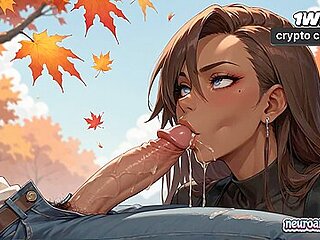 Autumn xxx afternoon with beefy paramour gives girl stunning XXX porn!