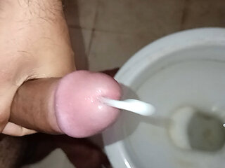 Hard erection and hard masterbation with sperm