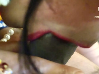 I made the horny woman suck my cock and then fucked her.
