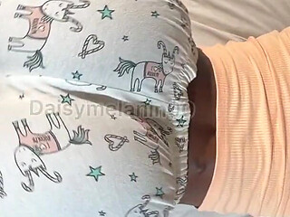 Hot Young Girl in Tight Pajamas Wanting Sex