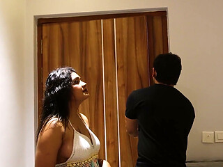 Indian Beautiful Couple Fucked Her Step Brother in Hotel Room