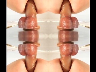 DP ANUS fuck VIBRATING ANAL beads &amp_ 10in FORESKIN DONG MIRRanuz-55 20241220