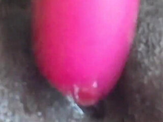 Stimulating My Clit with Vibrator Intense Squirting Orgasms