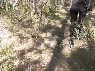 High Heels and Walking in the Woods