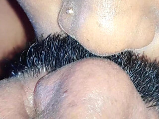 Tamil husband makes his wife who has a big ass bend over and thrusts into her.