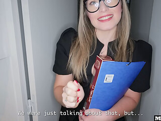 A Big Ass French Blonde Candidate Gets Caught Fucking To Win The Municipal Elections !!!