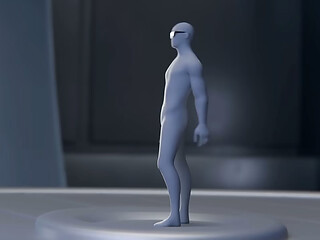 Samus aran d&aacute_ v&aacute_rias sentadas em homenzinho