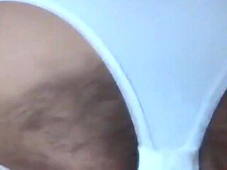 My 58-year-old Latin Wife Is Exhibited in Front of Her Son's Best Friend, She Masturbates, Great Cumshot in Tits