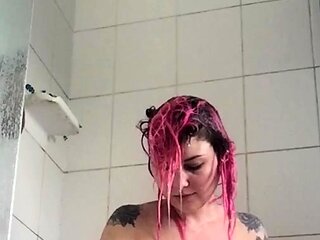 Amateur blondie solo anal masturbation