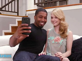 Petite Blonde Hannah Hayes Gets Rough BBC Fuck From Isiah Maxwell - Cheating GF Selfie