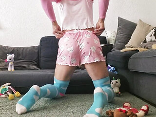 Masha sissy slut cosplay and hardcore action