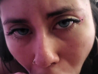 The Little Slut Sucked so Good That I Came in Her Throat!