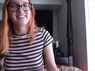 Sexy beauty gives a steamy blowjob