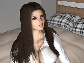 Busty Next-Door Girl Having Sex With A Black Old Man