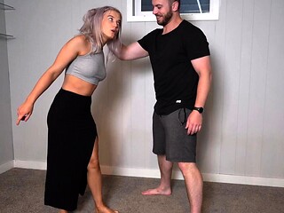 Cayenne Klein blond foot fetish riding cock
