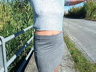 public masturbation in the middle of the street