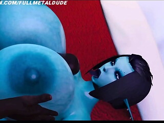 3D HQ Huge Tits Blonde Sora POV boob play moaning Orgasm wSound added