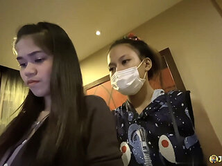 JohnTronX - Poker face Asian babe with braces gets banged hard