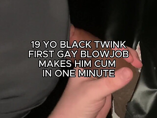 Young 19 Years Old BBC Straight First-timer so Excited That He Blew His Load so Fast