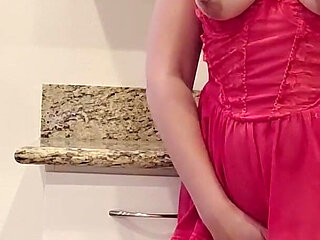 I Masturbate and Cum Before Breakfast. Shaking Tits