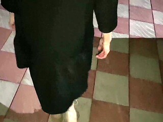 Beautiful girl gets fucked in the entrance
