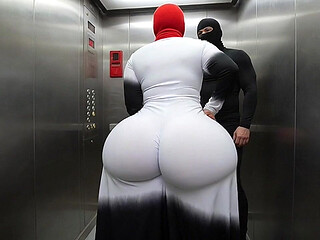 Big Ass Neighbor Twerking for Me in the Elevator