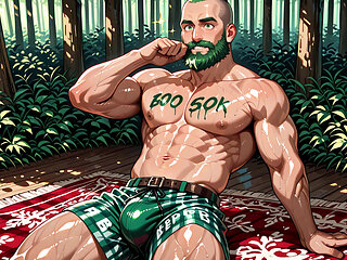 Ai Gay Muscle Men with Big Bulges