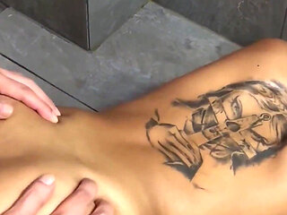 Fucking My Brunette Stepsister in the Shower