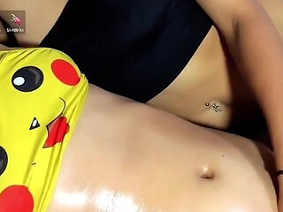 One Fingers, the Other Moans Like Crazy