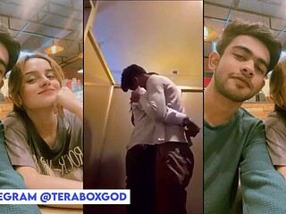 [censored] Records Naughty College Couple Making Out in Bathroom