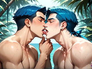 Tropical Butt Plug Orgasm