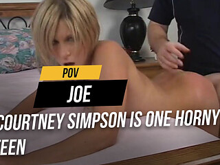 Courtney Simpson is one horny teen