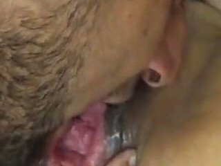 Sucking a Horny Granny's Pussy