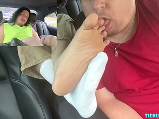 TicklishChubs Inovake Gives Matt His Toes As Payment For A Snyft Ride