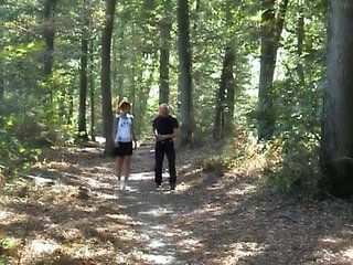 This Teen Is Examined in Detail in the Forest