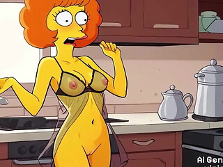 The Simpsons Porn Maude Flanders Hentai Ai images