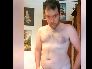 Nude boy In room