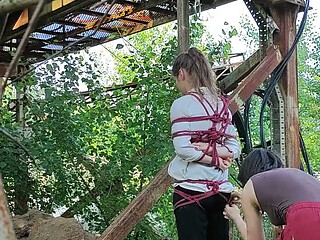 Shibari Princess Goes Outside