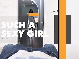Petite GF slurps your cum and puts on a show