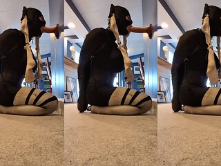 BDSM Fishnet Gag Gagging Socks