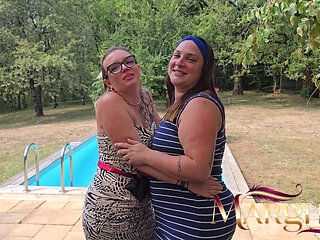 Maureen and Me Fucked Hard by Two Sports Fans on My Terrace: Big Intense Fuck