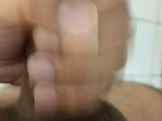 Shacking penis masturbation